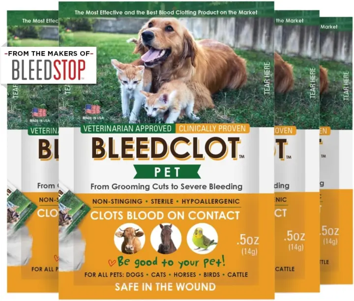 Pet Blood-Clotting Powder — Rapid Bleed Control for Animals