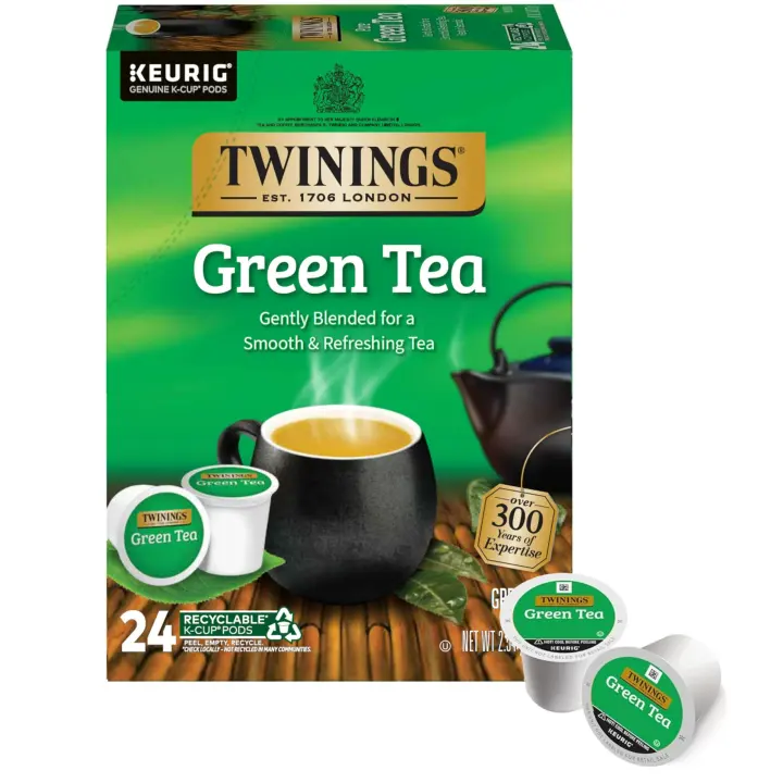 Twinings Green Tea K-Cup Pods — 24 Single-Serve Pods